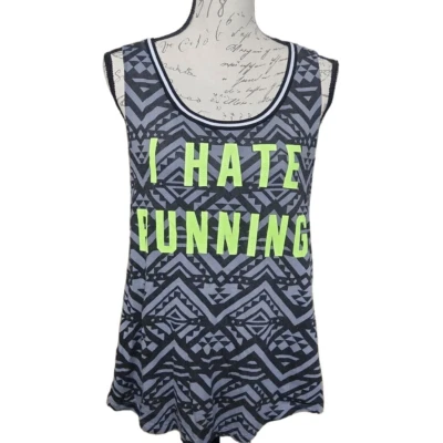 Camiseta sin mangas rosa Victoria's Secret para mujer talla grande negra verde odio correr Foto 1 de 4