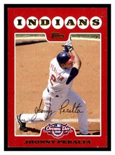 2008 Topps Opening Day #177 JHONNY PERALTA Cleveland Indians ~D5N
