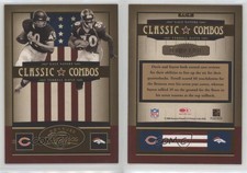 2005 Donruss Classics Classic Combos Gold /100 Terrell Davis Gale Sayers HOF