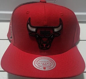 Mitchell & Ness NBA Chicago Bulls Tapestry Snapback RED ON RED STITCHED LOGO - Bild 1 von 4