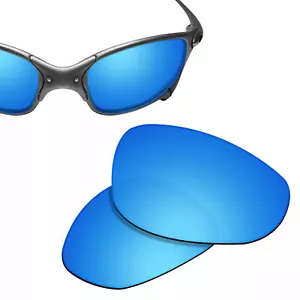 Lentes de repuesto polarizadas para gafas de sol Oakley Juliet azul hielo 100 % UVA y UVB - Imagen 1 de 5
