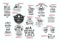 Cuisine Citations Stickers Decals 12 GREAT DESIGNS Mur Carrelage New Home KQ 6
