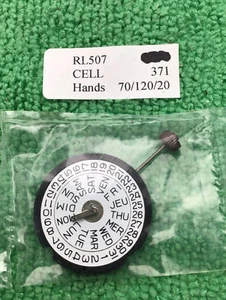 RONDA RL 507 QUARTZ WATCH MOVEMENT, 3 Hand, Day/Date At 3, NOS - Picture 1 of 3