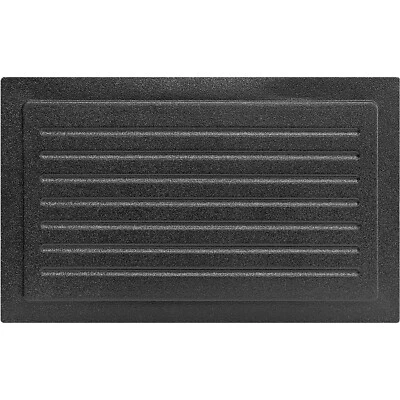 CRAWL SPACE DOOR SYSTEMS Crawl Space Foundation Vent Cover - Outward Mounted (Black, 13" H x 21" W)