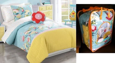 $120 HAPPY VALLEY COMFORTER GIRL MINI BEDDING SET-FULL/Twin 2SHAMS FRANK & LULU  - Image 1 of 4