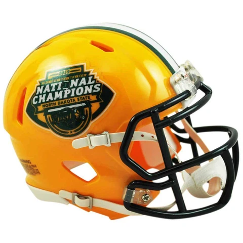 North Dakota State Bison 2015 Champs Riddell Speed Mini Football Helmet Cover