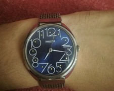 Russia Vintag RAKETA . Blue dial . Mechanical Wristwatches 