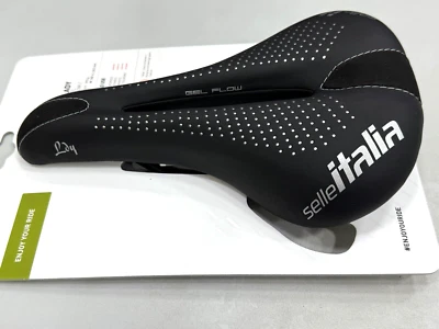 Sillín Selle Italia Lady Gel TM Flow Manganese Rail L2 (160x262 mm) negro Foto 1 de 4