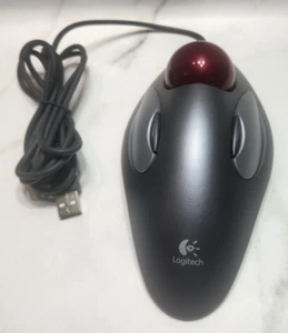 Logitech Trackman Marble USB Mouse T-BC21 Trackball 810-000767 - Picture 1 of 7