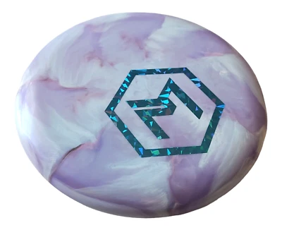 Discraft ESP Luna 170-2g Purple Swirl Petomoodi Paul McBeth F2 Overstamp - Image 1 of 4