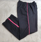 Danskin Now Women Black Pink Drawstring Athletic  Pants Size Medium (8-10) XX-23