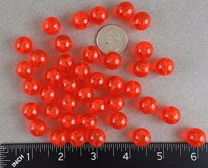 14 mm 40 unidades cuentas redondas de huevo de salmón EE. UU. aparejo de pesca envío gratuito Steelhead - Imagen 1 de 4
