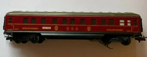 Märklin 346/3 - Schlafwagen  DSG  -  Blech mit 1 Stromabnehmer  mit Kartondeckel - Picture 1 of 10