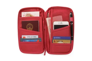 Travel Wallet Passport Holder Organiser Pouch for Cards Documents IDs Money UK - Picture 1 of 7