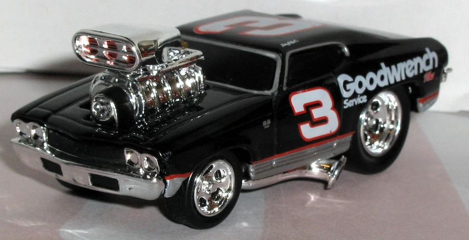 1/64 = SOPLADO / DALE WONHARDT SR #3 / 1969 CHEVY CHEVELLE SS 396 GOODWRENCH PLUS Foto 1 de 3