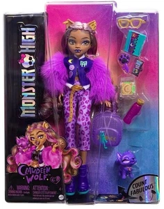 Monster High Clawdeen Wolf mit Haustier Hund Halbmond & Zubehör (NEU) - Bild 1 von 6
