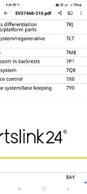 Espelho retrovisor lateral 2014 Volkswagen Touareg destro porta de passageiros fabricante de equipamento original - Imagem 1 de 4