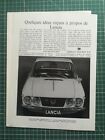 792 Belle Publicite Ancienne Circa 1970 Idées Reçues Lancia Fulvia Coupé Rallye