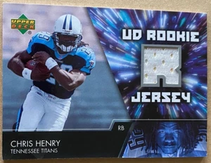 CHRIS HENRY 2007 UPPER DECK Rookie Jersey Card #UDRJ-CH NM-MT Condition - Picture 1 of 2