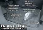 CLEAR TOP Front 2 Piece Endura Mat Vinyl Custom Fit Floor Mats for TOYOTA TACOMA