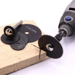 8 tlg HSS Kreissägeblatt Mini Sägeblatt für Holz Ø 22 35 44 50mm 2x Dorn 3mm 6mm - Bild 1 von 6