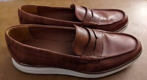 Cole Haan Original Grand Penny Loafers Saddle Brown Mens C22782 Size 10