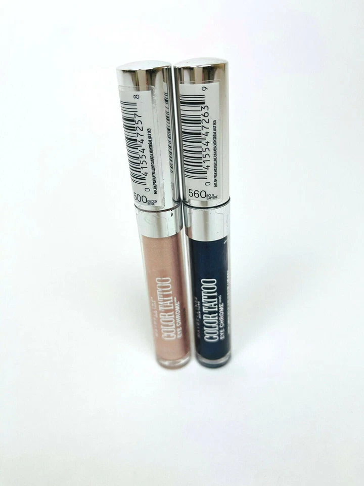 Maybelline New York Color Tatuaje Ojo Cromo ~ Lote de 2 Surtidos ~ Nuevo Sellado  Foto 1 de 4