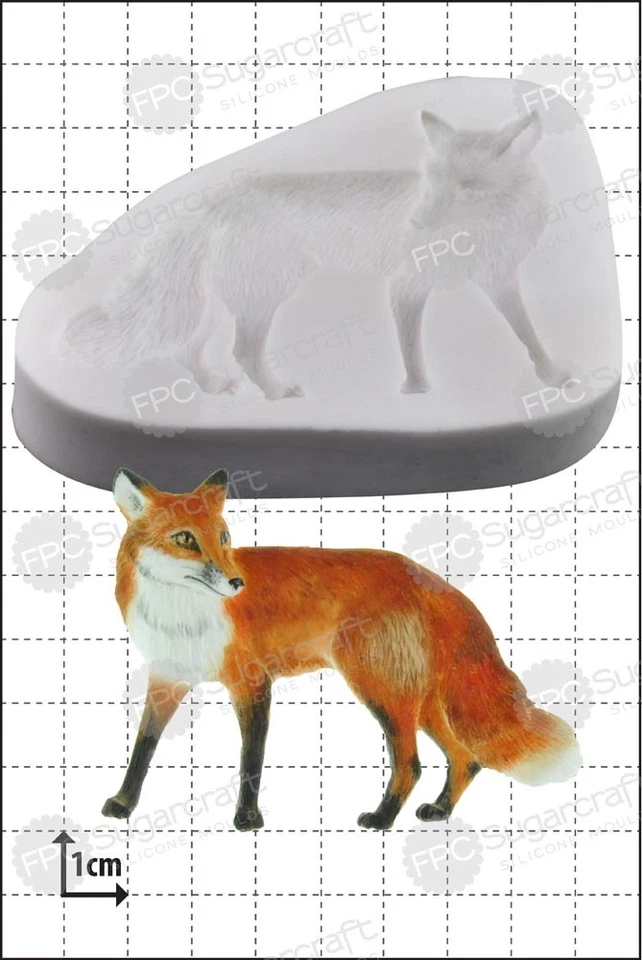 Molde de silicona Fox Food Use FPC Sugarcraft Foto 1 de 1