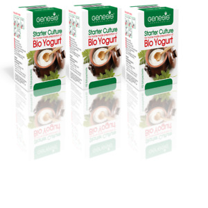Bio Yogurt starter byGENESIS LABORATORIES ,probiotic -3boxes30 sachets 30gr