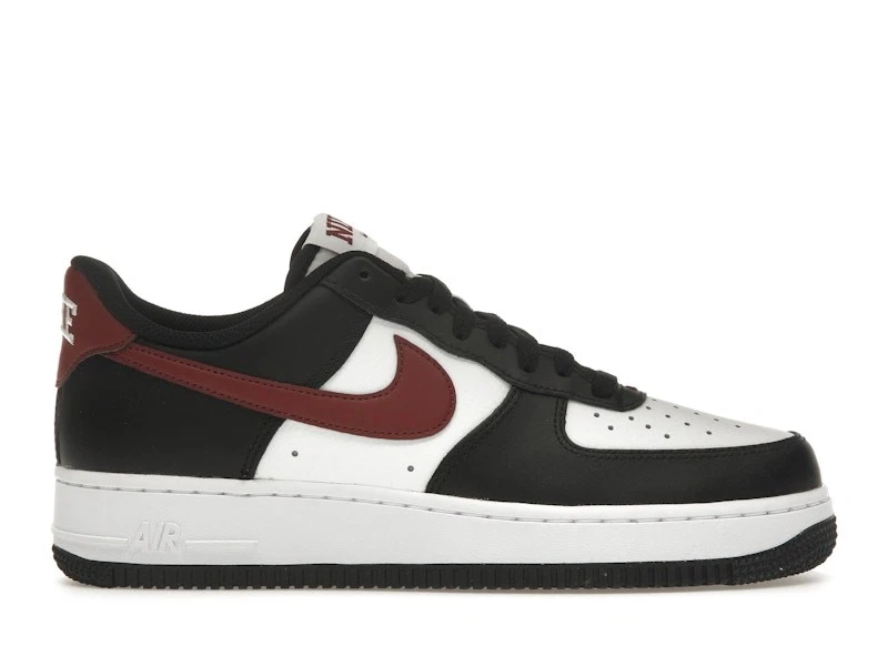 Nike Air Force 1 '07 Black Dark Team Red for Sale | Authenticity