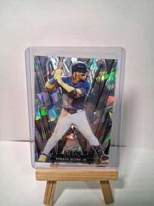 2024 Leaf Metal Baseball Cracked ice Silver /15 Ronald Acuna Jr  ATLANTA BRAVES - Picture 1 of 2