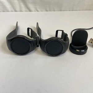 Two Samsung Gear S2 Watches With Accessory * Untested * - Picture 1 of 6