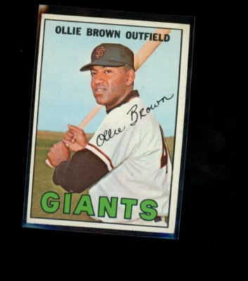 1967 Topps Ollie Brown  San Francisco Giants #83 - Image 1 of 2