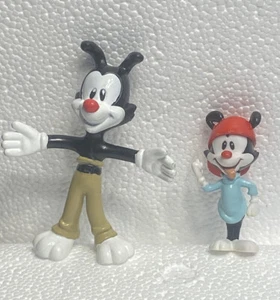 Set of 2 Vintage Warner Bros 1994 Animaniacs Bendems Toy Figures Rare HTF Clean - Picture 1 of 5