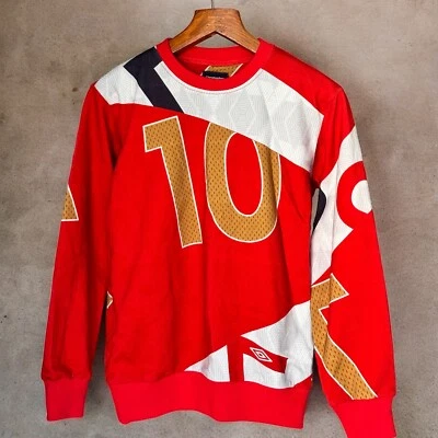 Christopher Raeburn x Actiwear Umbro x Sudadera Algodón Rojo y Blanco Talla XS  Foto 1 de 4