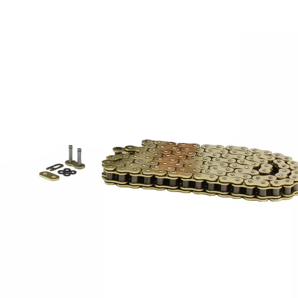 Cadena junta tórica de oro 530 98 eslabones para Honda CB360 CJ360 1973 1974 1975 1976 1977 Foto 1 de 1