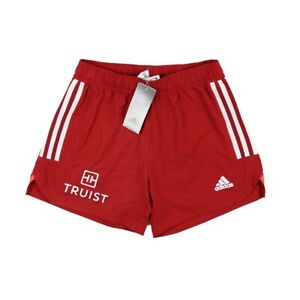 Women's Adidas Condivo 22 Match Day Football Shorts Red/White HA3548