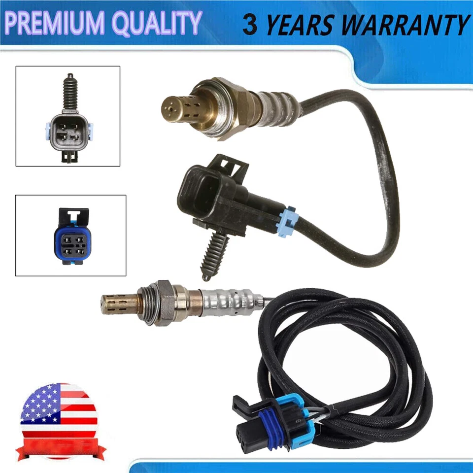 Sensor de oxígeno arriba+abajo 2 piezas para Chevrolet Cavalier Pontiac Sunfire 2002-2005 2,2 L Foto 1 de 4