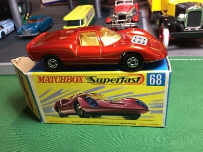 Matchbox Super Fast Porshe 910 #68 Die Cast. Foto 1 de 4