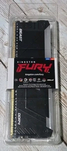 KINGSTON FURY 8GB Beast RGB DDR4 2666MHz CL16 KF426C16BB2A/8 Ram Memory, (4) - Picture 1 of 3