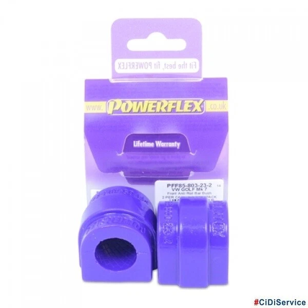 Powerflex Kit Boccole Barra Stabilizzatrice Audi A3 8V VW Golf VII Seat Leon 5F  - Imagen 1 de 3