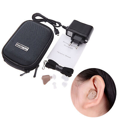 Wiederaufladbarer Digitaler Hörverstärker Einstellbarer Mini-In-Ear-Verstärker • 13.88€