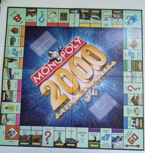 Monopoly 2000 Millenium Board Game Pieces/Parts, Game Board Only - Picture 1 of 3