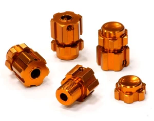 Machined Wheel 17mm Hex Adapter(4) +6mm Offset for 1/10 E-Revo(-2017) & Revo 3.3 - Picture 1 of 1