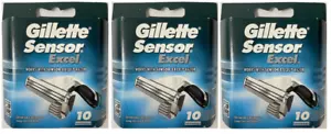 Gillette Sensor Excel Razor Blades - 30 Cartridges - Picture 1 of 1
