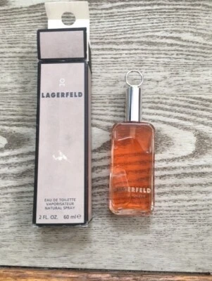 DE COLECCIÓN ORIGINAL KARL LAGERFELD CLÁSICO EAU DE TOILETTE SPRAY 60 ML/2 FL. OZ NUEVO EN CAJA Foto 1 de 2