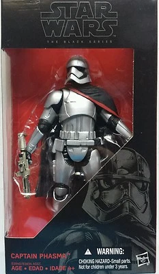 Hasbro Star Wars Black Series 06 Capitana Phasma El Despertar de la Fuerza Difícil de encontrar Foto 1 de 4