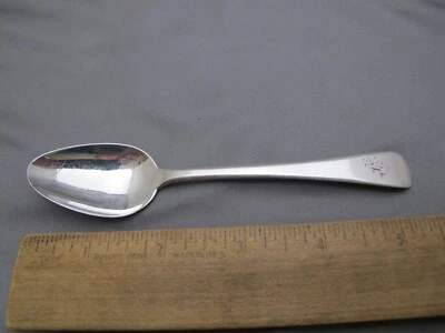 Buen inglés GEORGE IV Sterling TEASPOON-Maker ET, Birmingham 1824-25 Foto 1 de 4