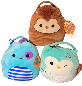 Squishmallows 2023 Halloween Leckerli Eimer 3er Set Brandneu Wade Rorty Winston - Bild 1 von 6