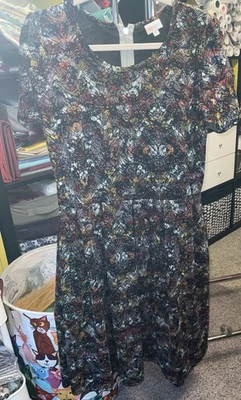Vestido LulaRoe Amelia Multicolor - Talla Grande 2XL 2X Foto 1 de 4